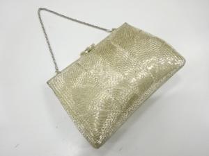 ビーズ　ハンドバッグ